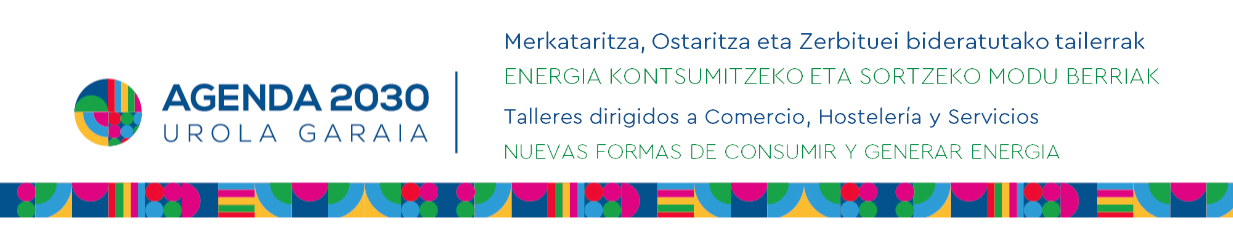 Taller: "NUEVAS FORMAS DE CONSUMIR Y GENERAR ENERGÍA"